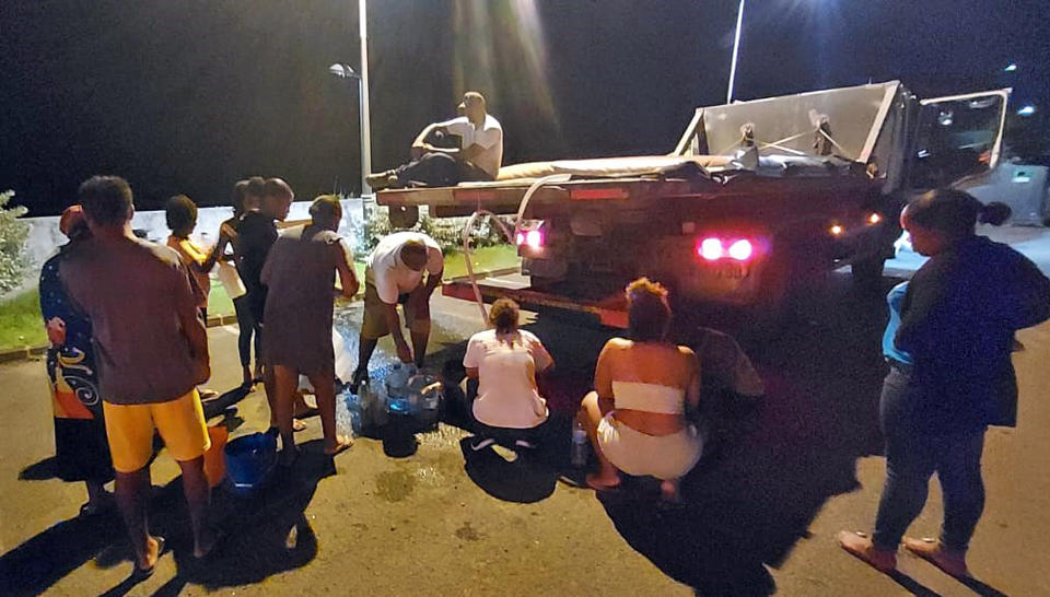 Appui à la Croix-Rouge après le passage de la tempête Fiona en Guadeloupe