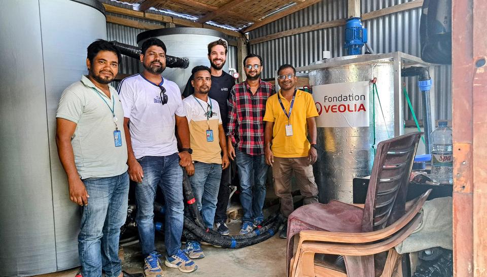 Thomas Schwarz en mission au Bangladesh autour de l'OIM, Saniforce Solar