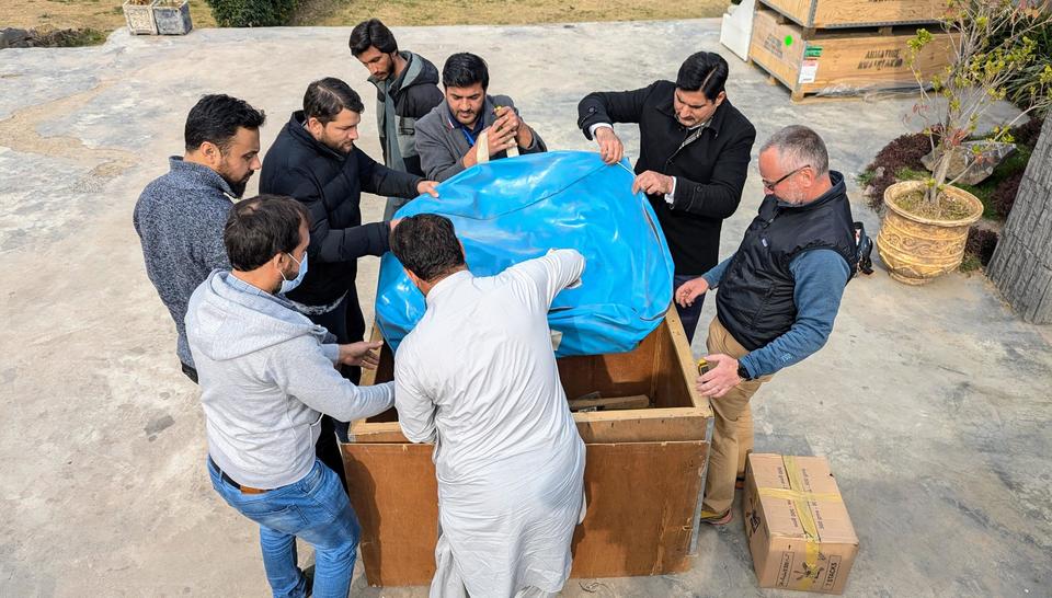 Mission Frédéric Gogien et Julie Schmitt, Pakistan, avec Médecins Sans Frontières, janvier 2025