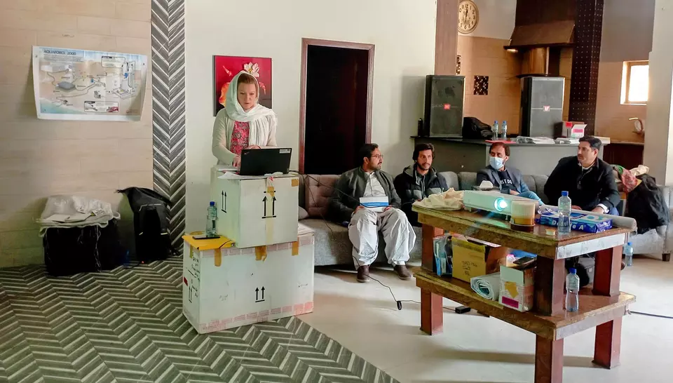 Mission Frédéric Gogien et Julie Schmitt, Pakistan, avec Médecins Sans Frontières, janvier 2025