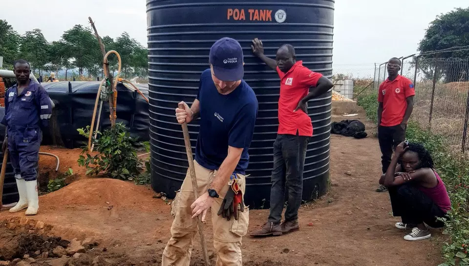 Le Saniforce déployé dans le camps de réfugiés de Kyangwali (Ouganda), Paul Sagot, janvier 2025