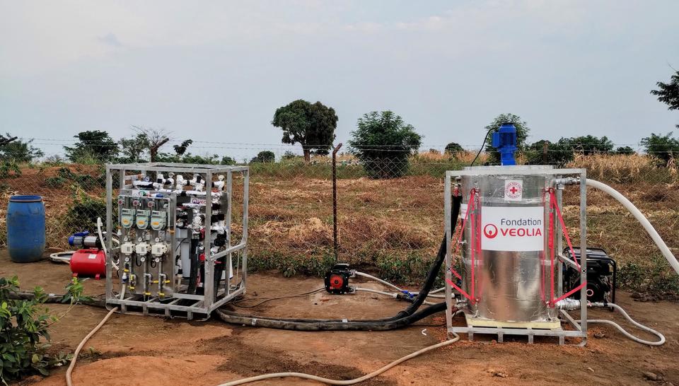 Le Saniforce déployé dans le camps de réfugiés de Kyangwali (Ouganda), janvier 2025