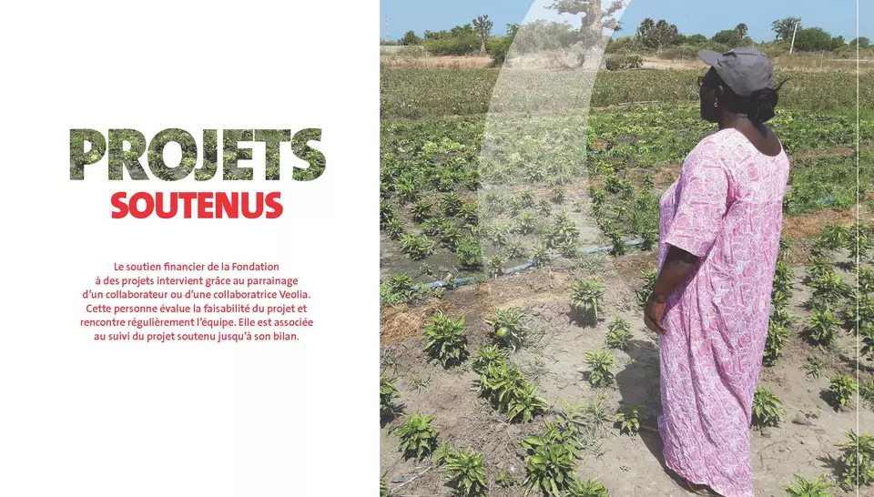 Fondation Veolia - Rapport annuel 2024, projets soutenus