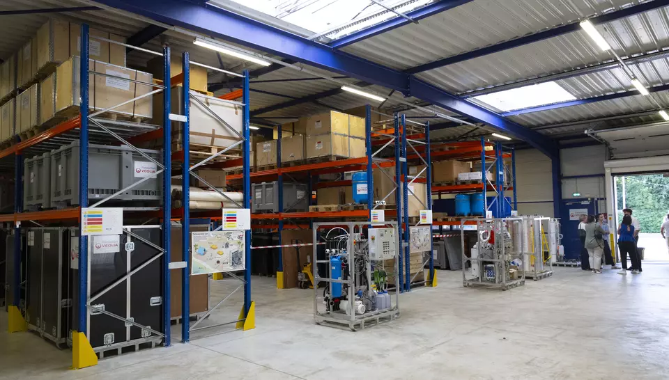 Plateforme logistique de la fondation Veolia, Savigny-le-Temple
