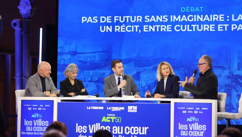 Bruno David anime une table ronde à Act50