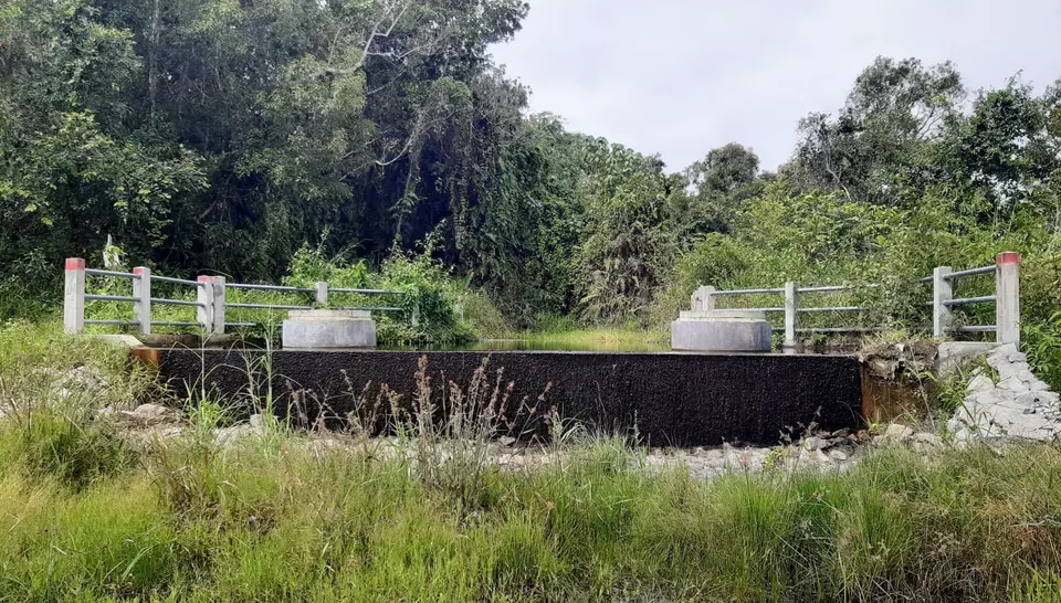 A drinking water treatment plant in Cambodia