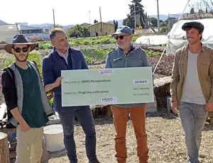 Heko Permaculture reçoit l’aide de la Fondation Veolia