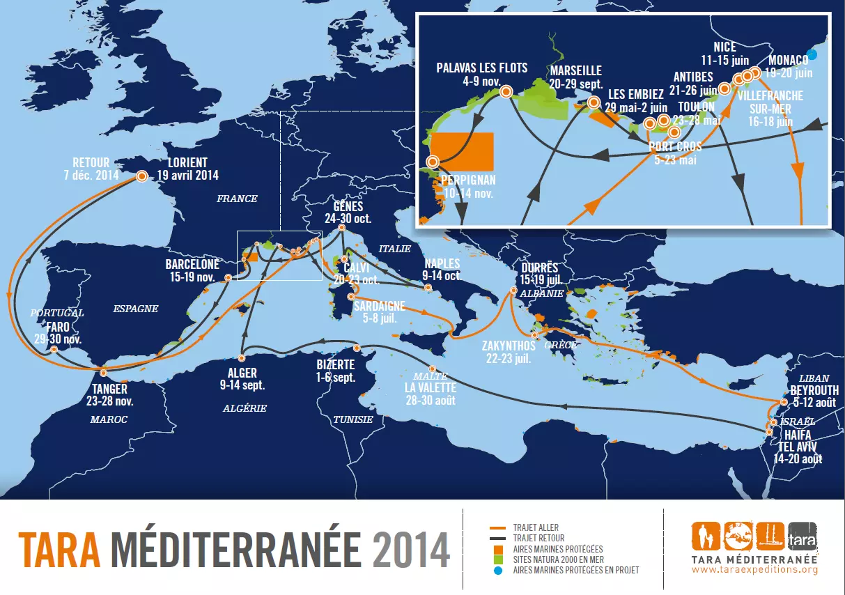 Direction la Méditerranée pour la nouvelle mission de Tara Expéditions 9903,raw,carte-tara-med.PNG
