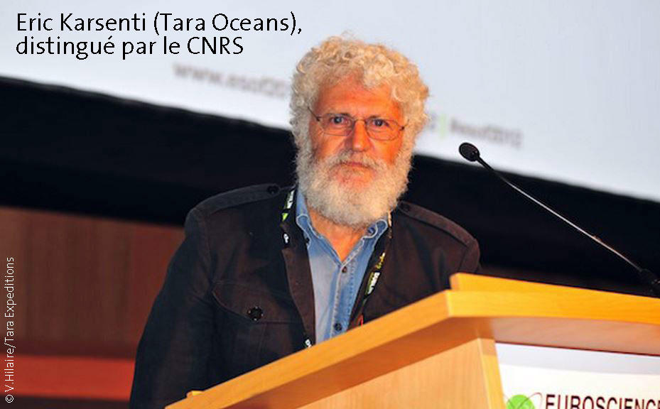 Eric Karsenti (Tara) médaille d'or 2015 du CNRS