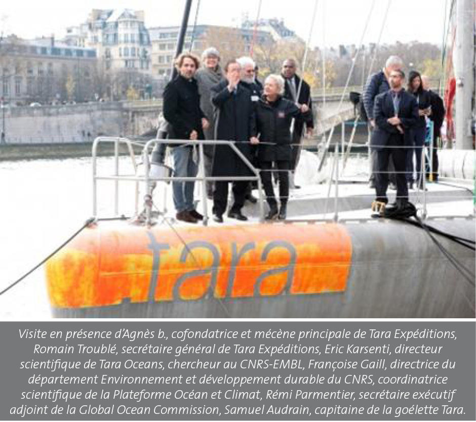 Ban Ki Moon sur Tara - COP21 avec légende FR