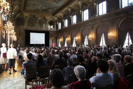 L'édition 2012 du Prix du Livre Environnement Grand salon de l'Hôtel de Ville de Nancy - Remise du Prix du Livre