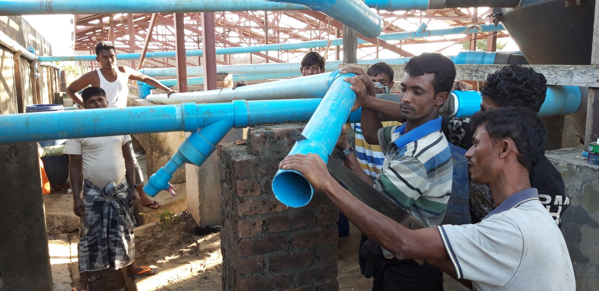 La fondation Veolia soutient les Rohingyas avec Solidarités International / Photo Romain Verchère