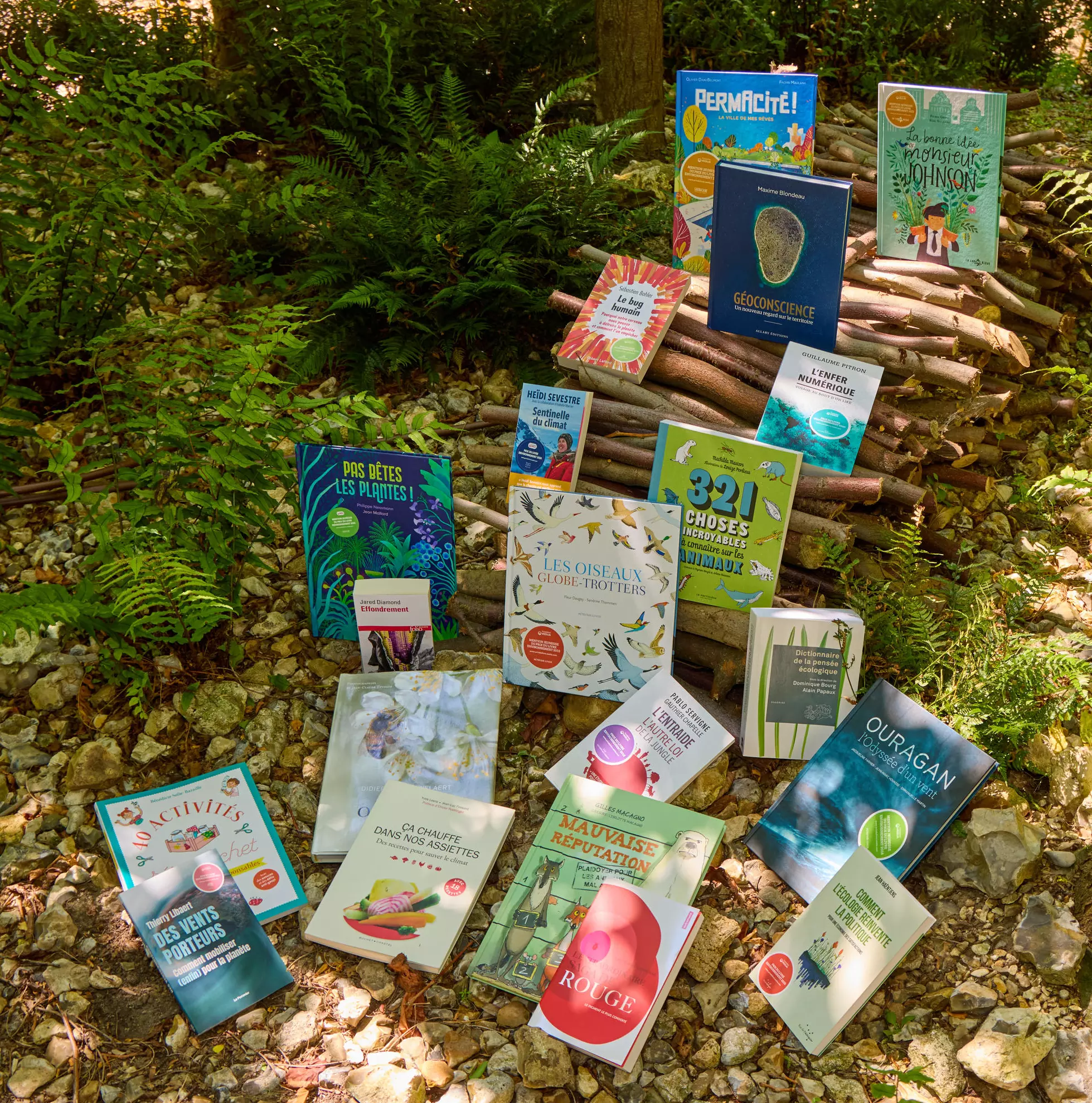 20 ans de Prix du Livre Environnement - la bibliothèque idéale à gagner