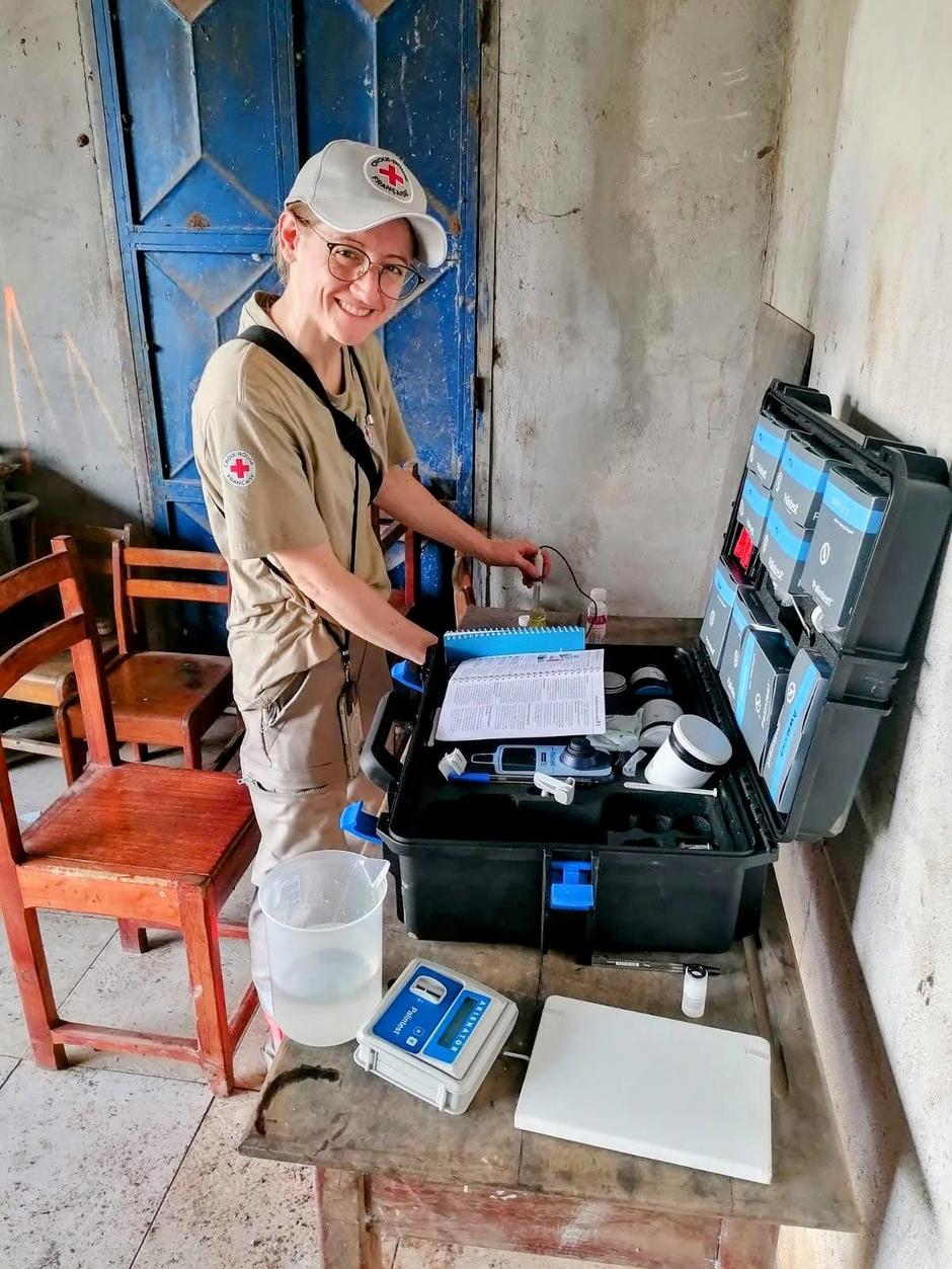 Stéphanie Doualan, volontaire Veoliaforce en mission à Mayotte
