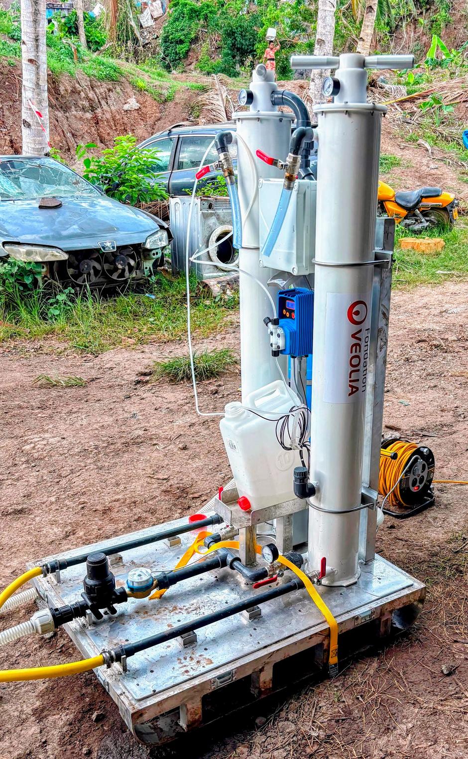 Stéphanie Doualan, volontaire Veoliaforce en mission à Mayotte
