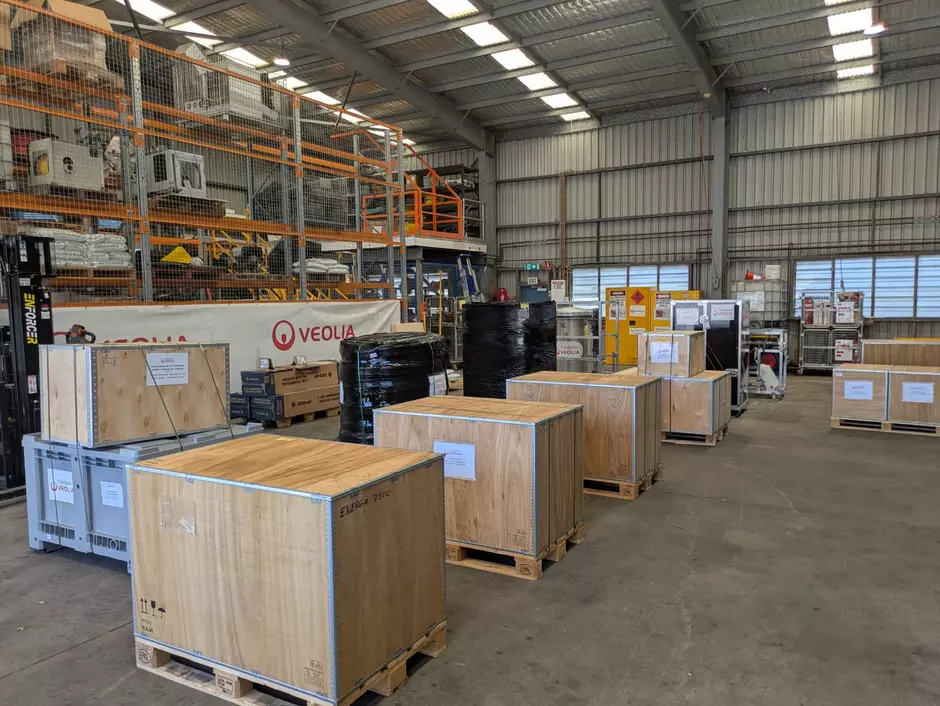 Plateforme logistique de la fondation Veolia, Ile-de-France