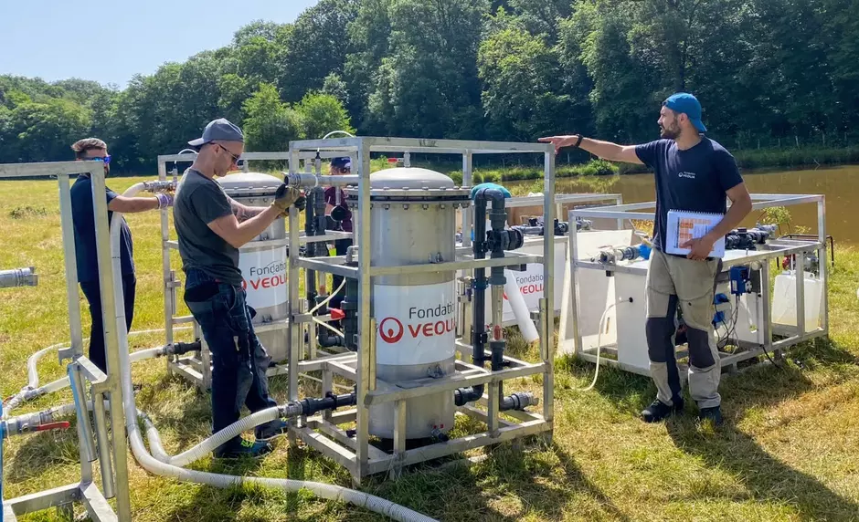 Aquaforces 2 000 déployées lors d'une formation Veoliaforce en 2022 