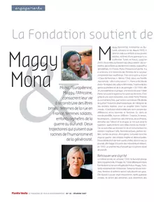 La fondation soutient deux femmes de coeur