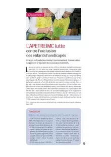 L’APETREIMC lutte contre l’exclusion des enfants handicapés