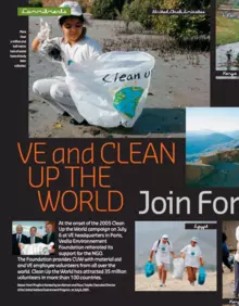 Veolia Environnement and Clean Up the World, join forces