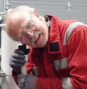 Daryn Watson, Veoliaforce volunteer on a assignment