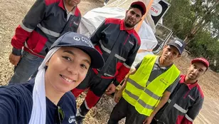 Formation de personnels du Croissant-Rouge marocain au déploiement de l'Aquaforce 2000, par les volontaires Veoliaforce de la fondation Veolia, juillet 2026